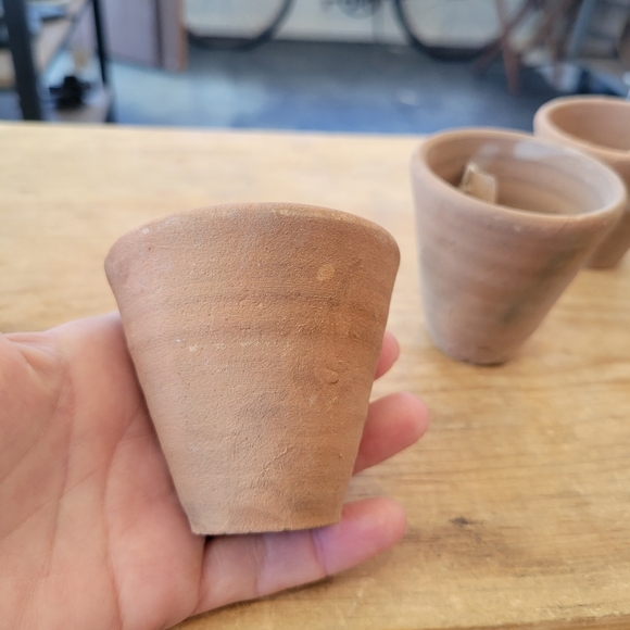 Mini clay vases- SPRING FUN!! Set of 4 - Picture 6 of 13